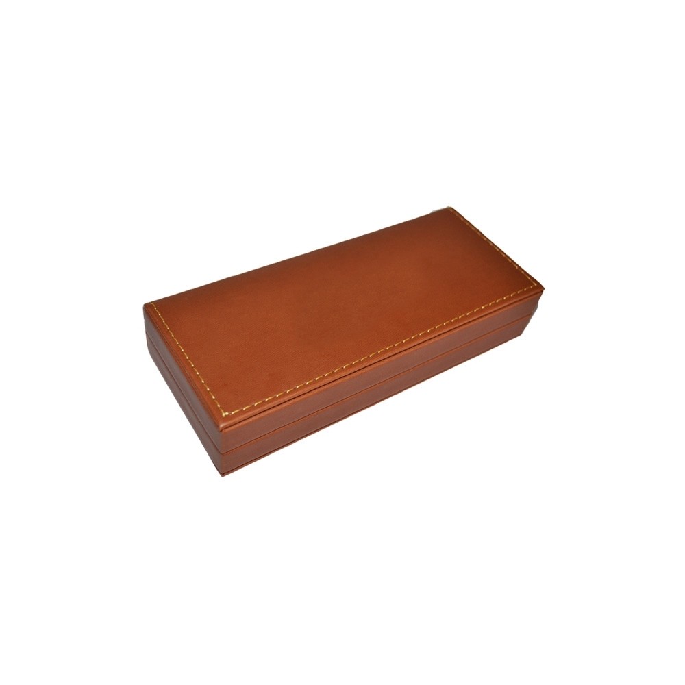 Caseta-etui maro pentru 2 instrumente de scris L239 25.210084