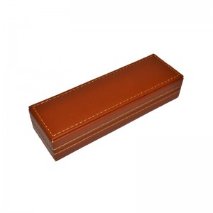 Caseta-etui maro pentru 1 instrument de scris 17.647059