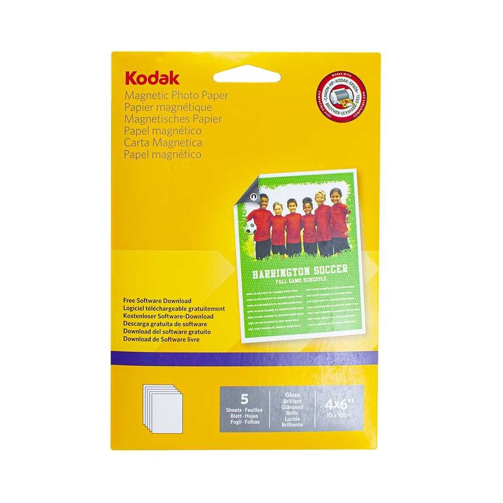 Hartie foto Kodak glossy magnetica 4R KODMAG10 17.226891