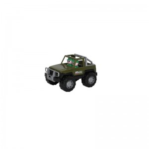 Jeep militar cu 2 soldati, 23x14x13 cm, Cavallino 47038 20.168067