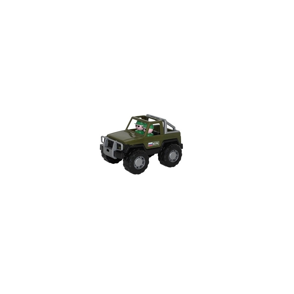 Jeep militar cu 2 soldati, 23x14x13 cm, Cavallino 47038 20.168067