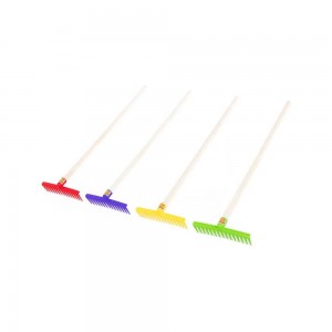 Grebla plastic cu maner din lemn, 67x21x7 cm, Wader 41074 9.663866