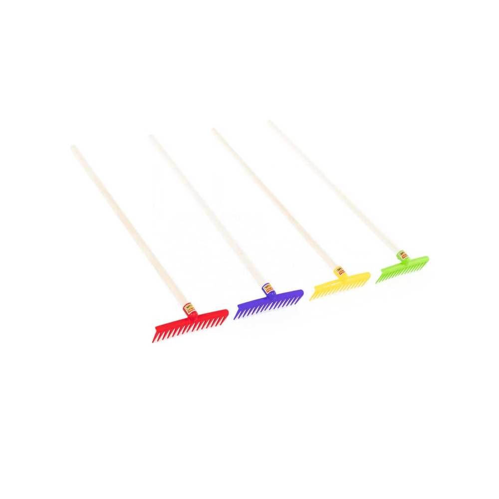 Grebla plastic cu maner din lemn, 67x21x7 cm, Wader 41074 9.663866