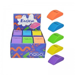 Radiera color, 18 buc/cutie - NEBO 16218 0.840336