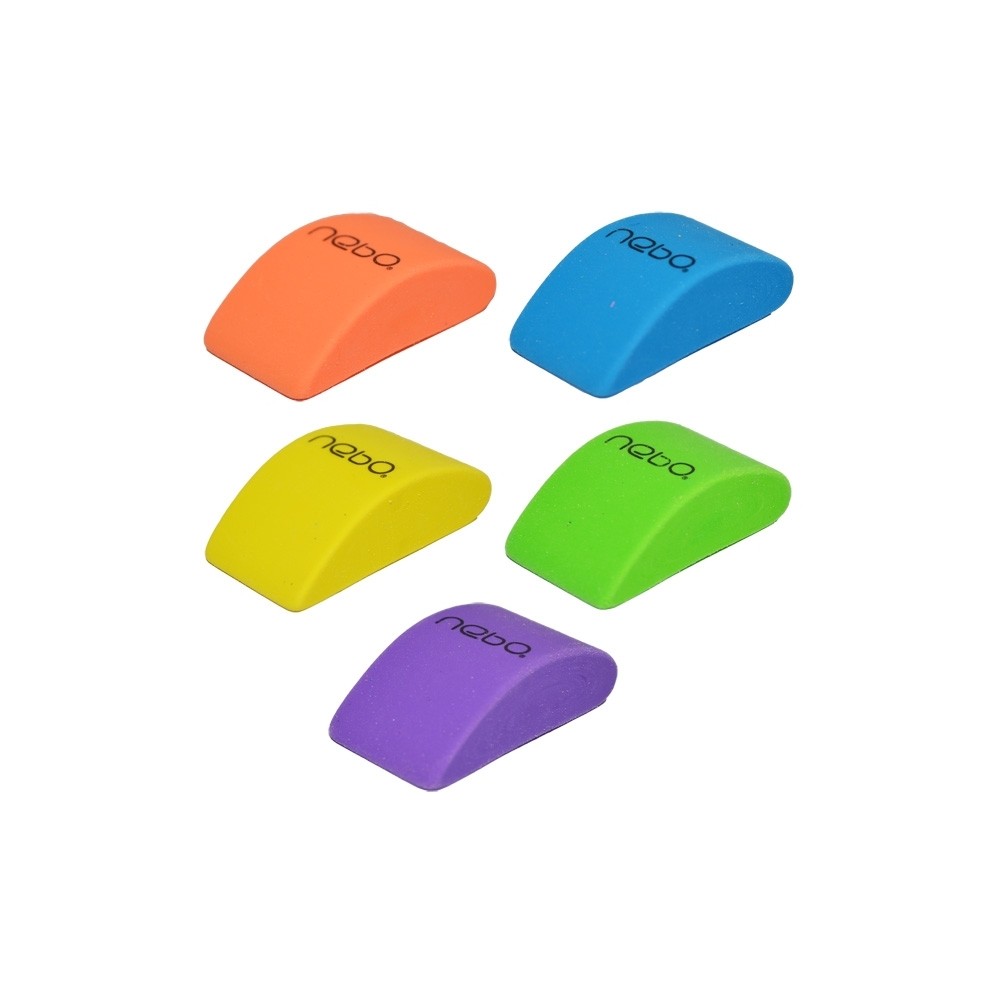 Radiera color, 18 buc/cutie - NEBO 16218 0.840336