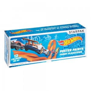 Acuarele - guase Hot Wheels 20 ml, 12 culori/set - STARPAK 337500 20.168067