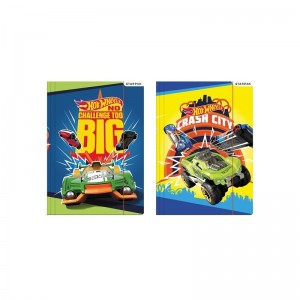 Mapa A4 cu elastic din carton - Hot Wheels - STARPAK 337292 4.201681