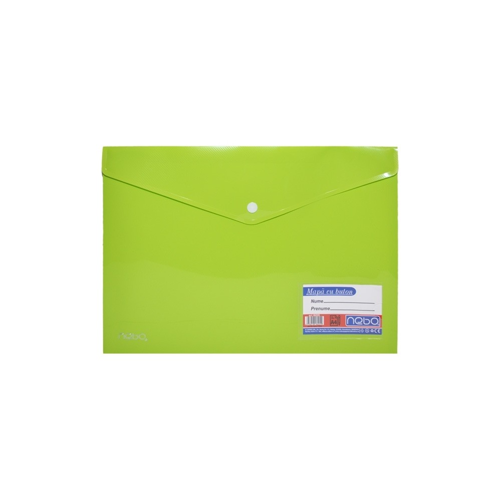 Mapa A4, din plastic, cu capsa - NEBO 16225 3.361345