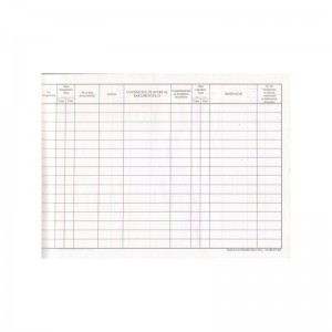 Registru intrare-iesire A4 orizontal/vertical duplex 1403ZZ529 15.12605