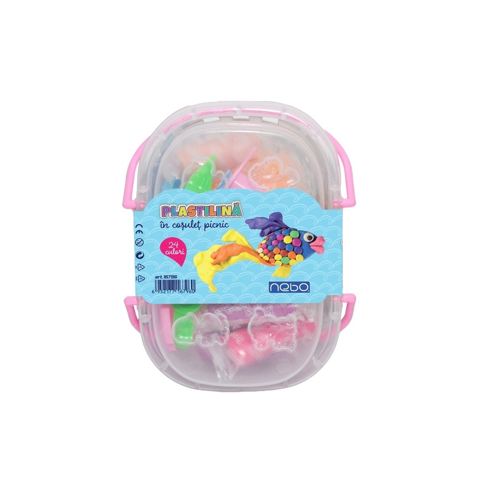 Plastilina Cosulet picnic, 24 buc/set - NEBO 16796 14.285714
