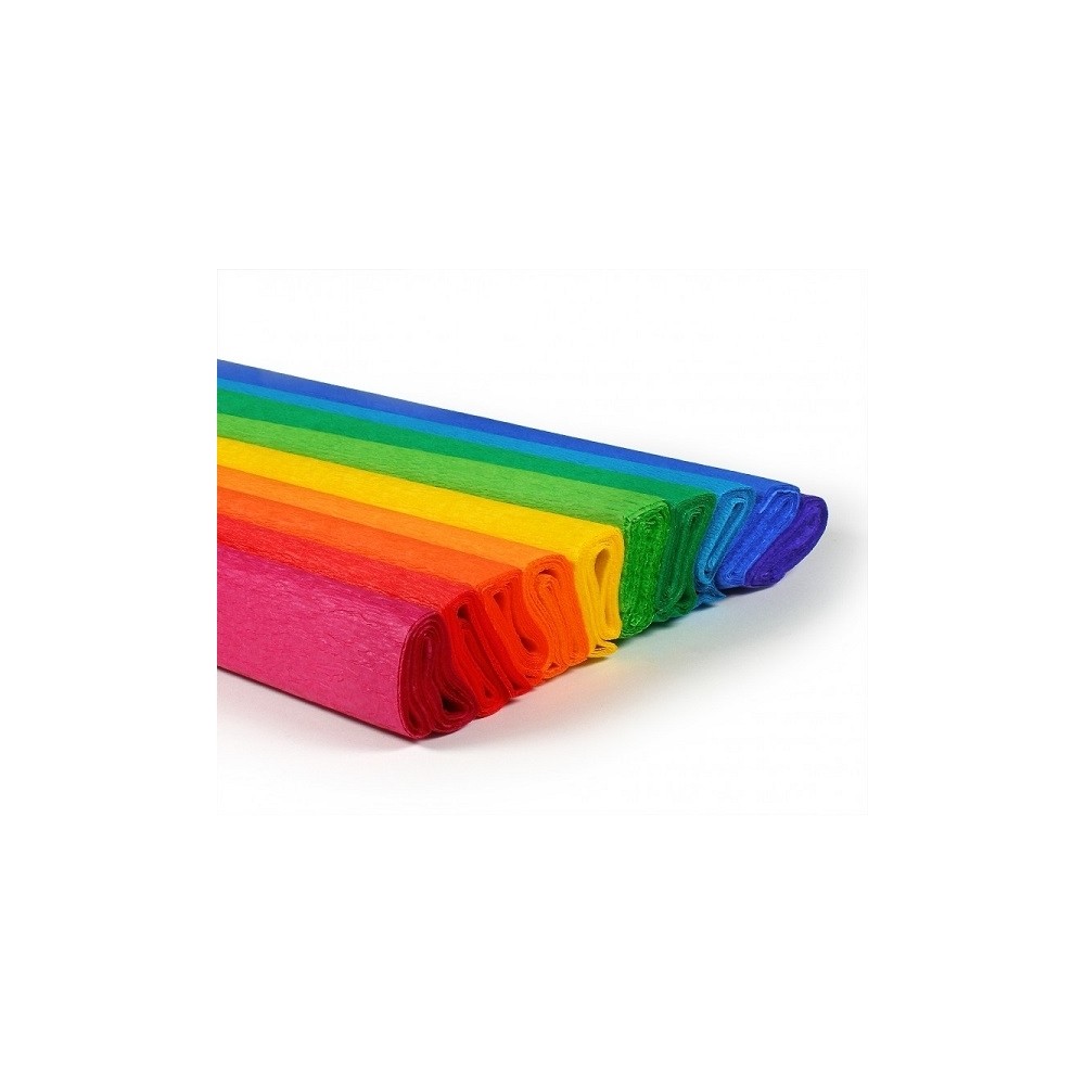 Hartie creponata 200x25cm, Curcubeu, 10 buc/set - Koh-I-Noor K9755-41 10.92437