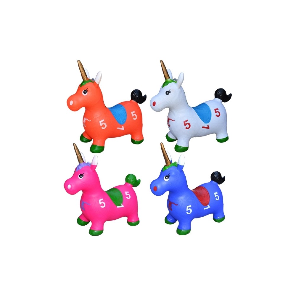 Unicorn din cauciuc, gonflabil, lumina si muzica 49.579832