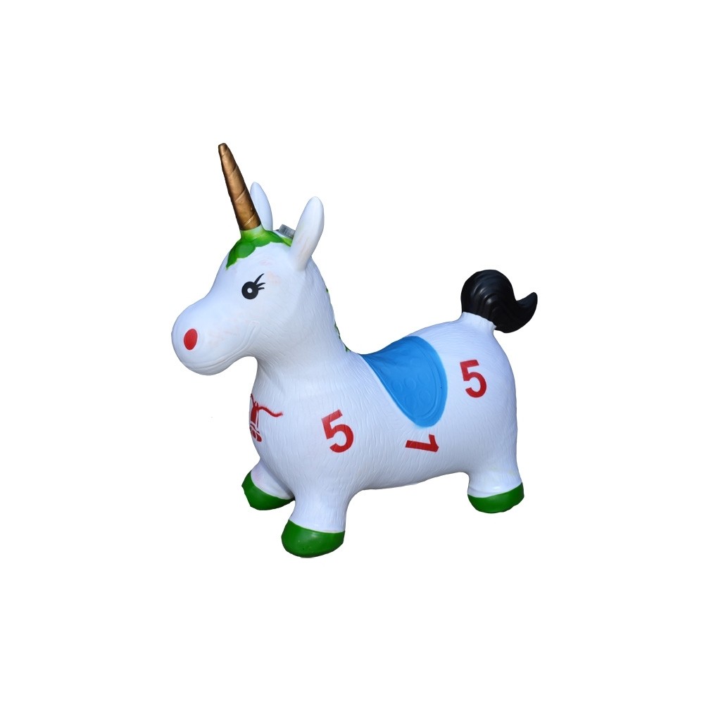 Unicorn din cauciuc, gonflabil, lumina si muzica 49.579832