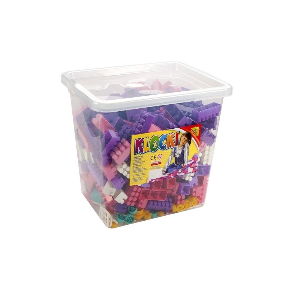 Cuburi constructii 500 piese/cutie, 28 mm, pentru fetite - Tupiko KPDD-2018 194.117647