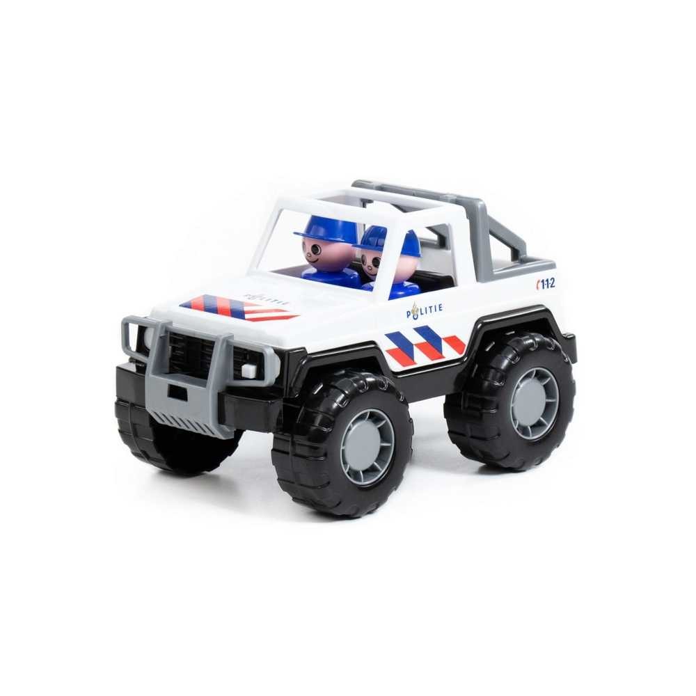 Jeep safari/politie cu 2 politisti, 23x14x13cm, Polesie 71101 24.369748
