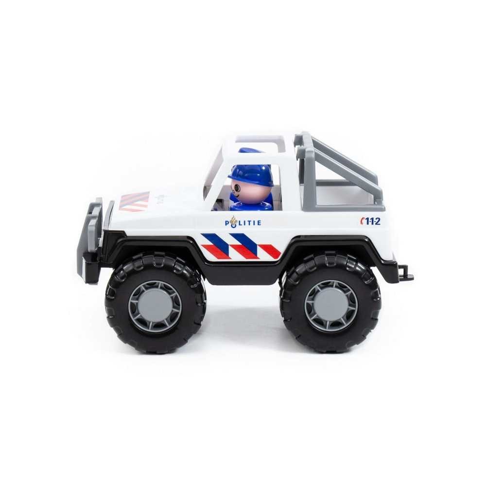 Jeep safari/politie cu 2 politisti, 23x14x13cm, Polesie 71101 24.369748