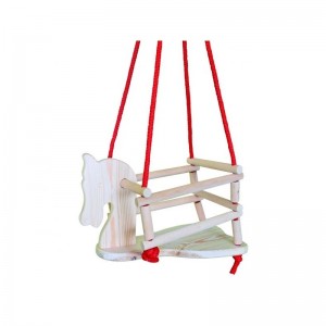 Leagan din lemn, ponei, 47x30x25 cm - Tupiko HSK-4204/6433 0