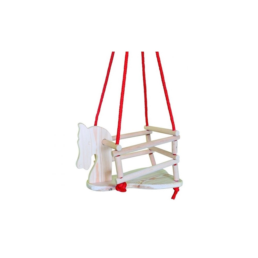 Leagan din lemn, ponei, 47x30x25 cm - Tupiko HSK-4204/6433 0