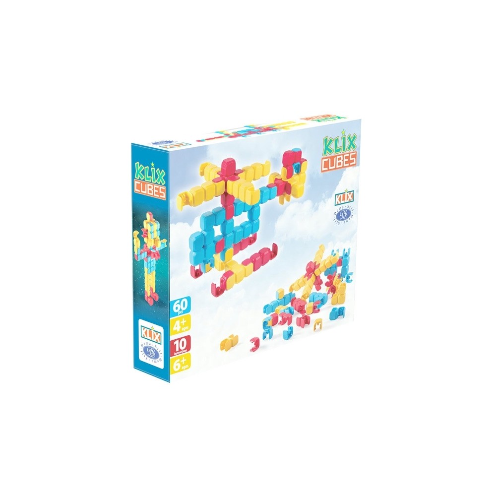 Joc constructii Klix Cubes, 60 piese/cutie DSKL001 53.781513