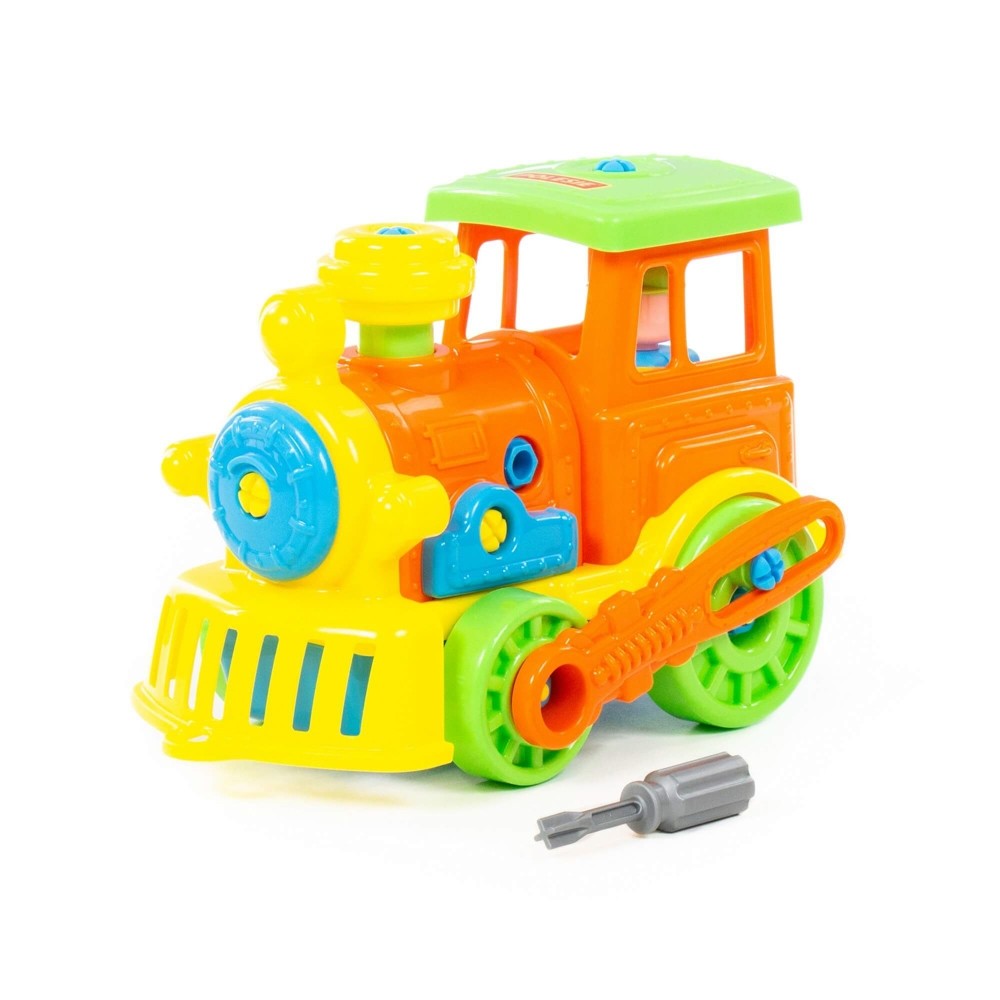 Locomotiva demontabila, 28x16x18 cm, Polesie 71255 43.697479