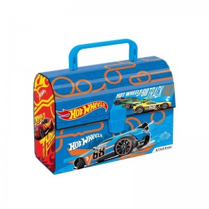 Gentuta cu maner din carton - Hot Wheels 20x14,5x8 cm - STARPA 339002 19.327731