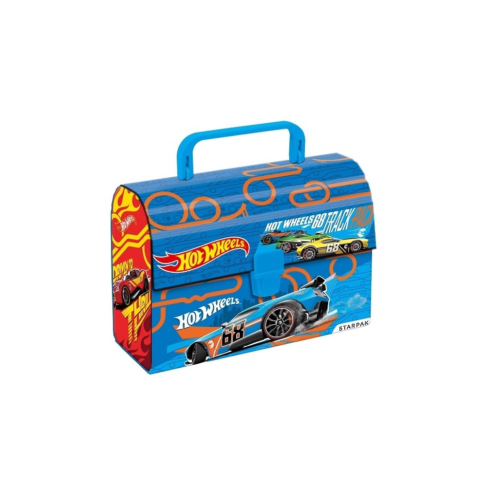Gentuta cu maner din carton - Hot Wheels 20x14,5x8 cm - STARPA 339002 19.327731