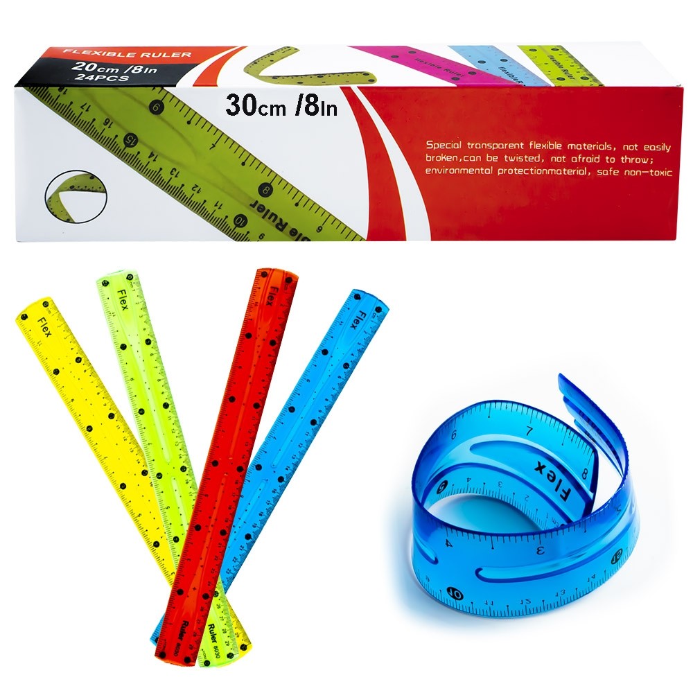 Liniar 30 cm flexibil color 1.680672