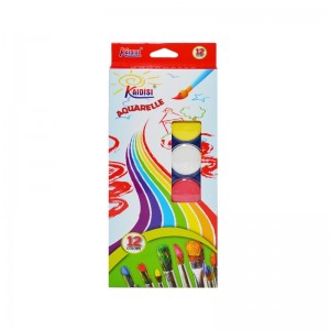 Acuarele, 12 culori/set KDS-2812A 5.042017
