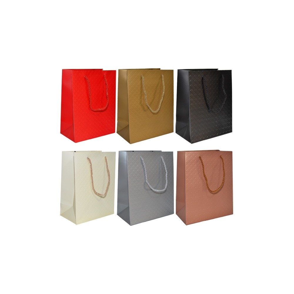 Pungi cadou unicolore premium 18x23x10 cm 822-S 4.201681