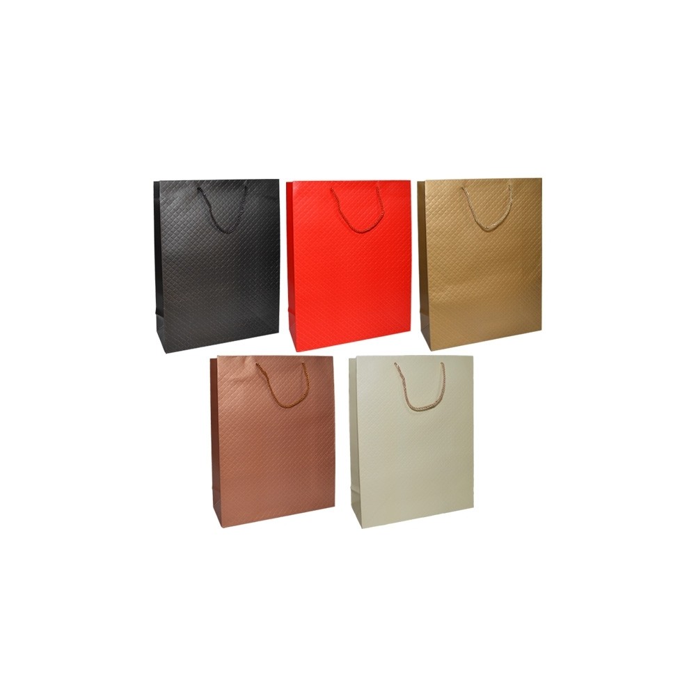 Pungi cadou unicolore premium 30x42x12 cm 822-L 7.563025