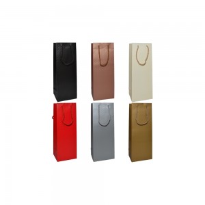 Pungi cadou unicolore, premium, pentru sticle 36x12x9,6 cm 822-B 4.201681