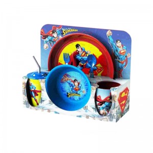 Set vesela+tacamuri Superman, 30x11x28cm TWS001 44.537815