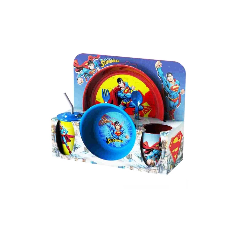 Set vesela+tacamuri Superman, 30x11x28cm TWS001 44.537815