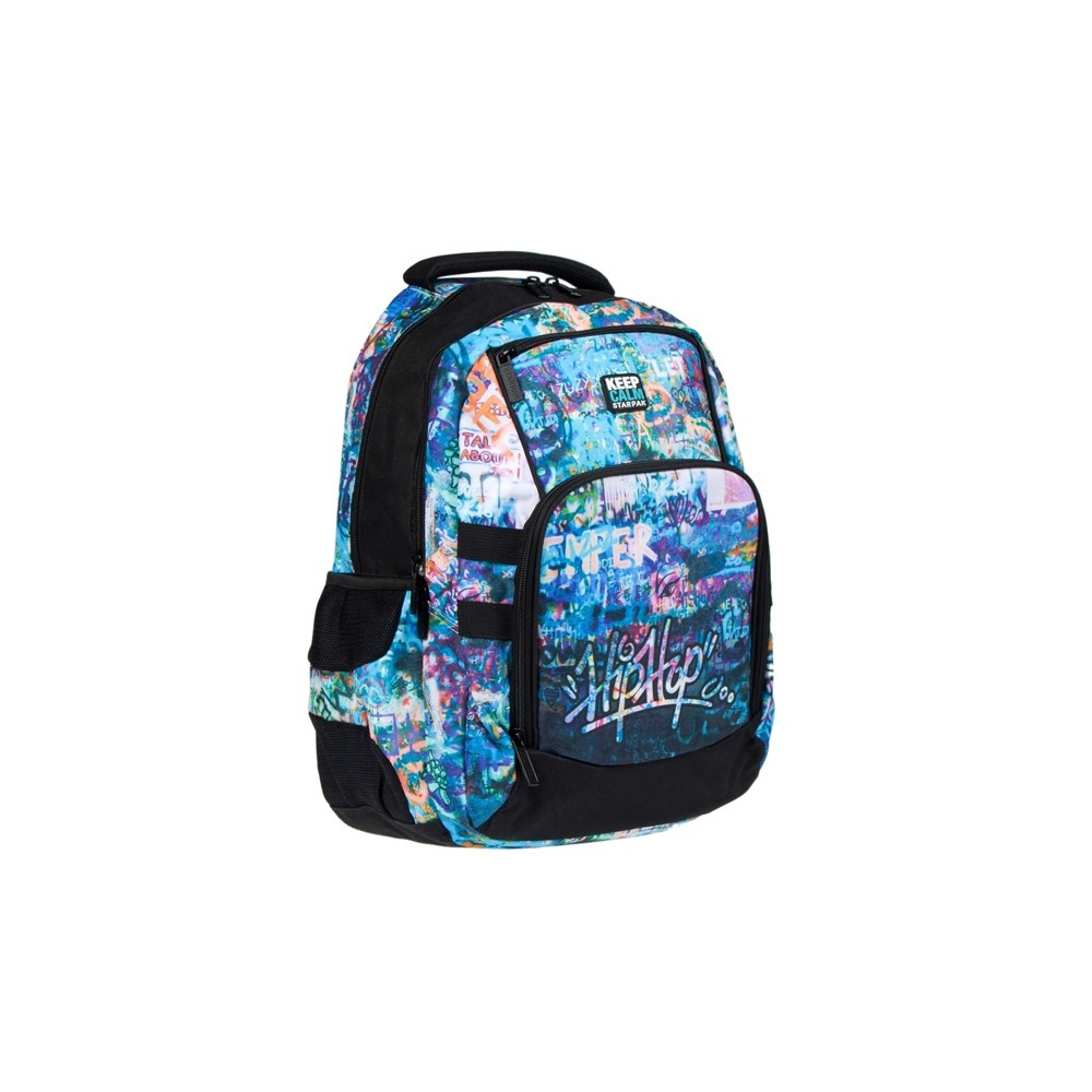 Ghiozdan compartiment laptop Graffiti 46,5x33,5x25 cm - STARPA 351915 134.453782