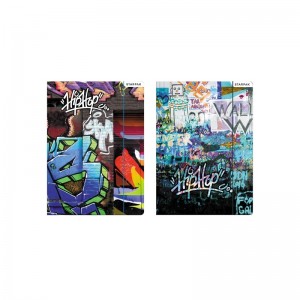 Mapa A4 cu elastic din carton - Graffiti - STARPAK 429892 3.361345