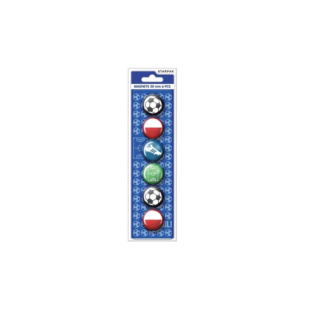 Magneti Fotbal 30 mm 6 buc|set - STARPAK 405599 5.462185
