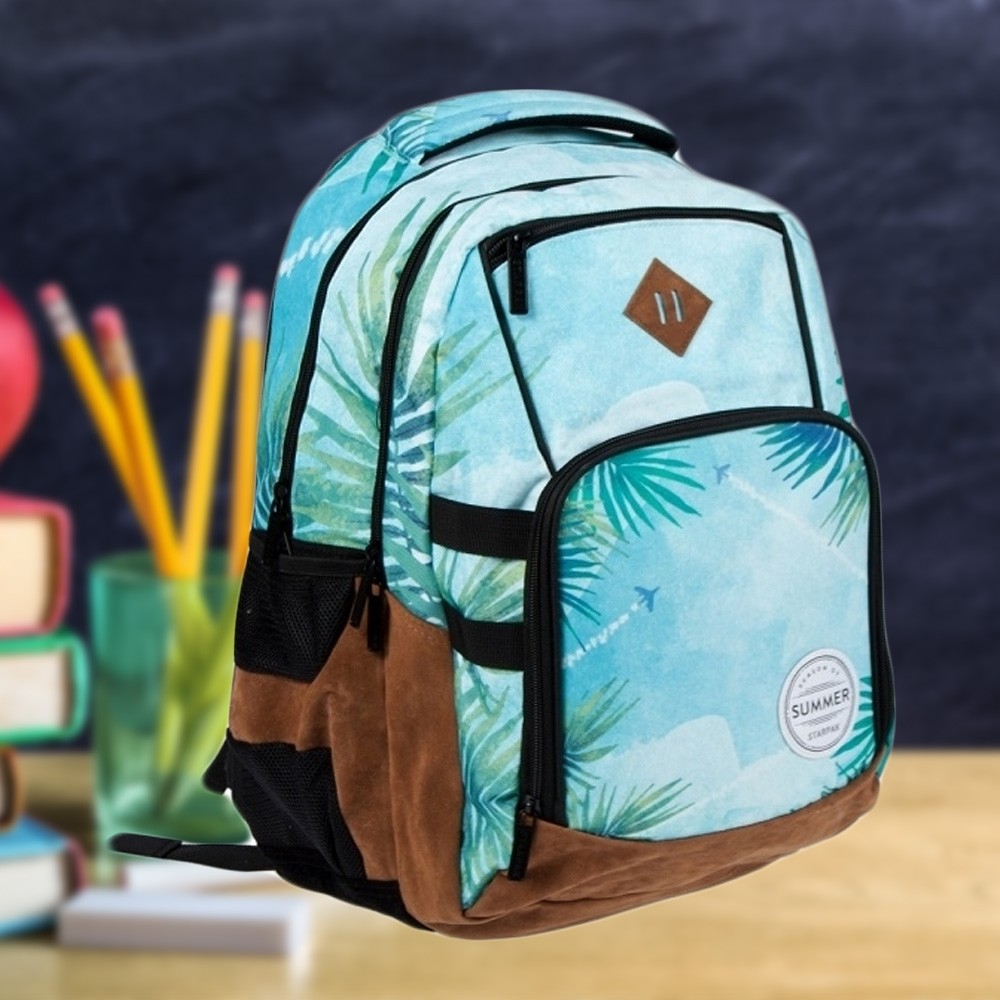 Ghiozdan compartiment laptop Summer 46,5x33,5x25 cm - STARPAK 351918 134.453782