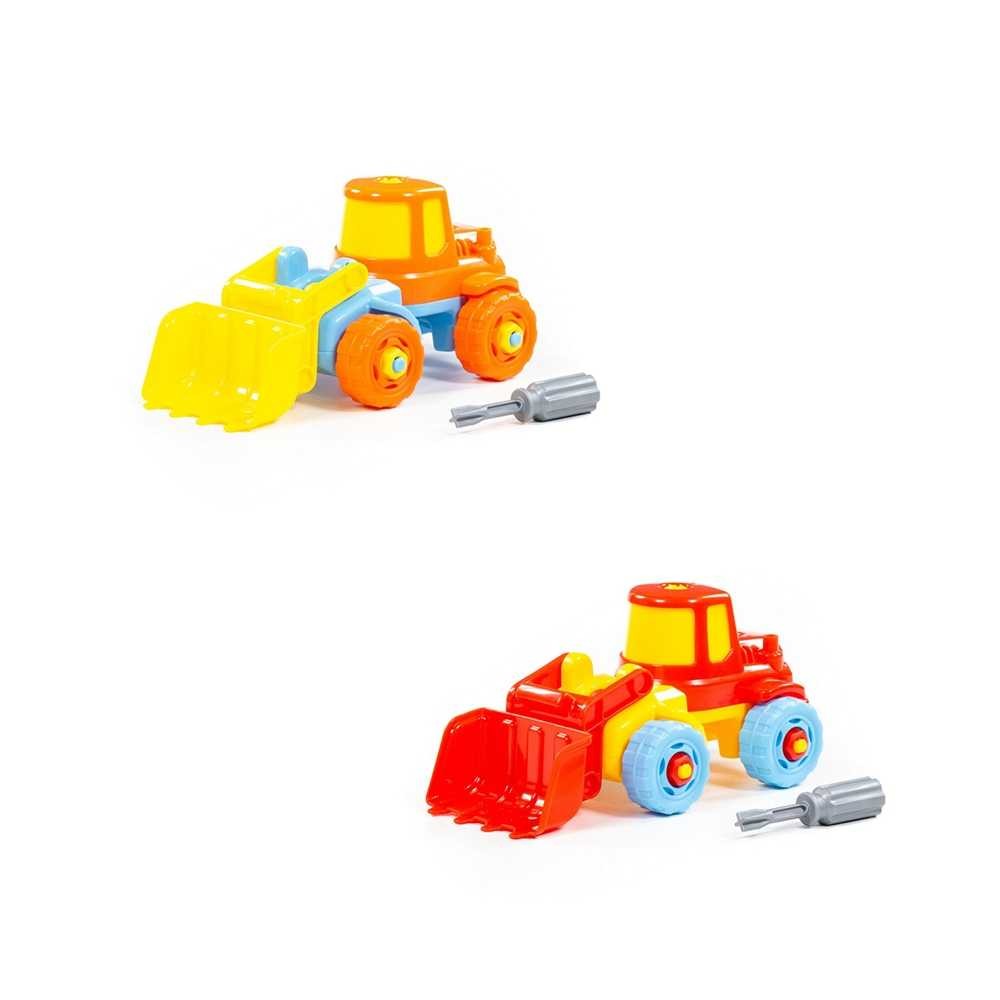 Tractor-excavator demontabil, 19,5x10x29 cm, Polesie 77103 16.806723
