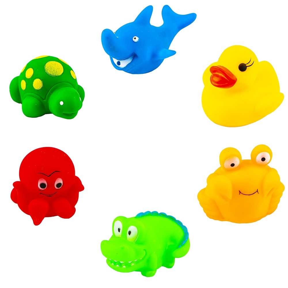 Jucarie chitaitoare - animale, 6buc/set 2101-6A 0