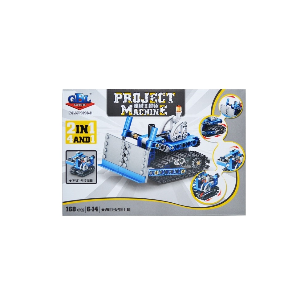 Cuburi constructii 2:1, vehicule, 168 piese KY-1010-3 29.411765