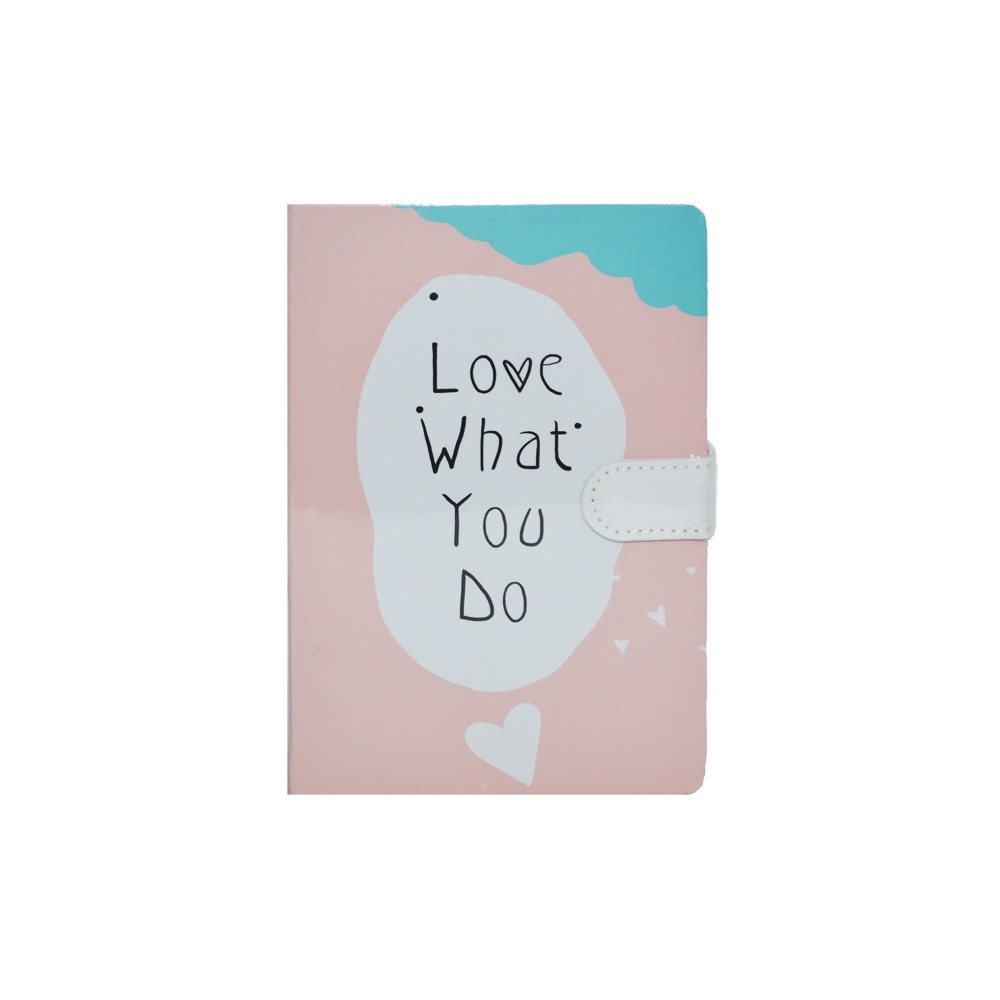 Notes A5 cu magnet, 144 file, bleu/roz 9702L-3 16.806723