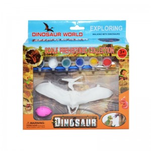 Dinozaur pentru pictat + ou, creste de 6x 1975-D 8.403361
