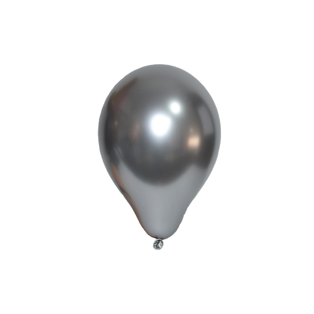 Baloane 1,5 g, sidefate, argintii, 50 buc/set 18.487395