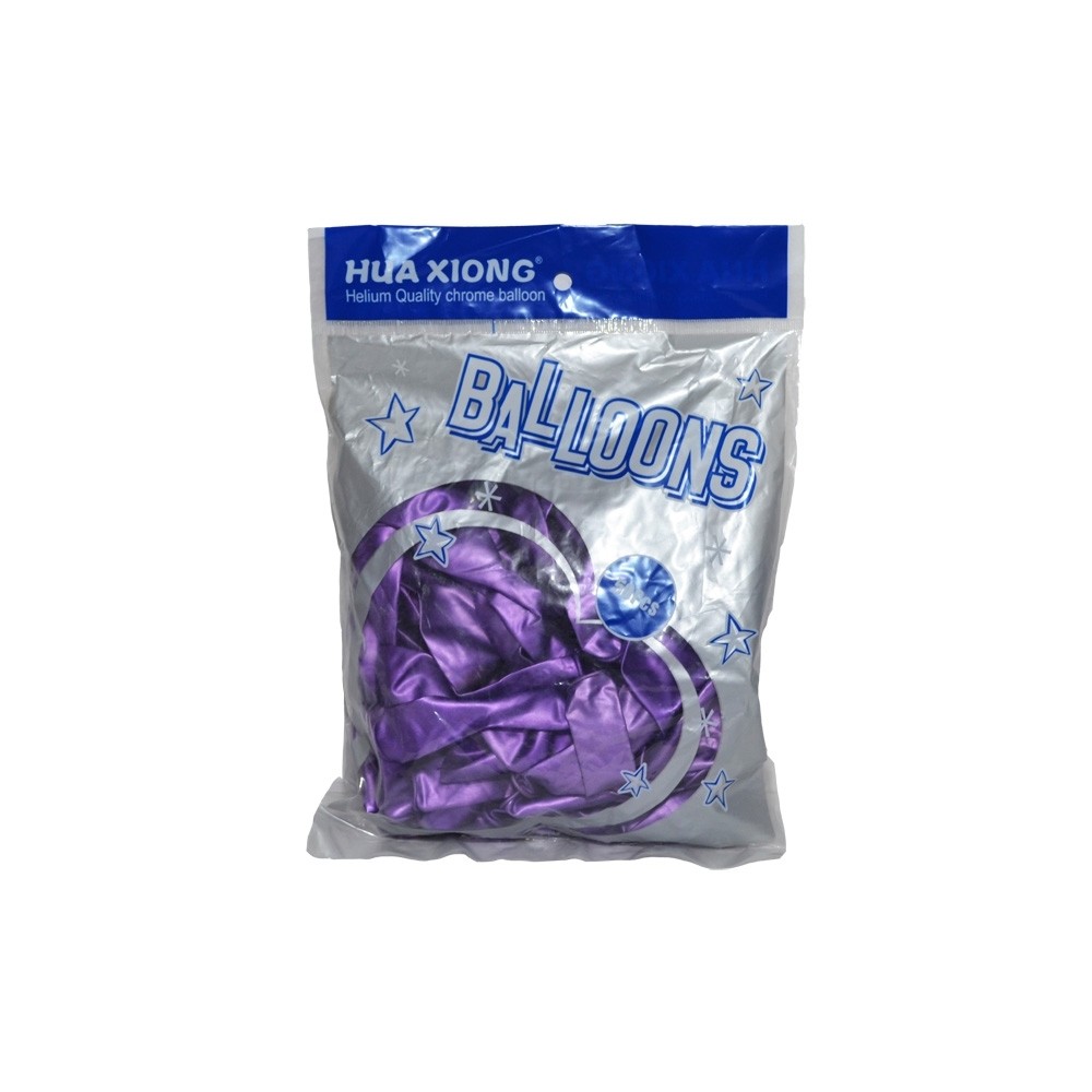 Baloane 1,5 g, sidefate, mov, 50 buc/set 18.487395