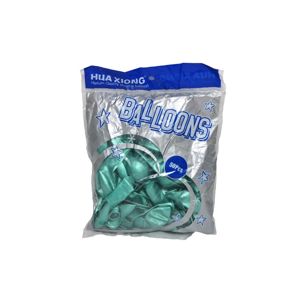 Baloane 1,5 g, sidefate, verzi, 50 buc/set 18.487395