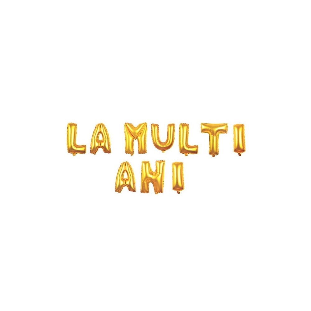 Litere din aluminiu, La multi ani 0