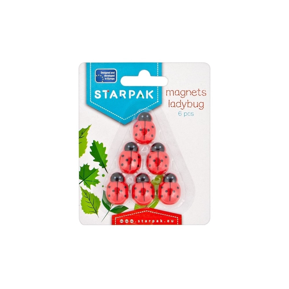 Magneti Buburuza, 6 buc/set - STARPAK 438886 6.722689