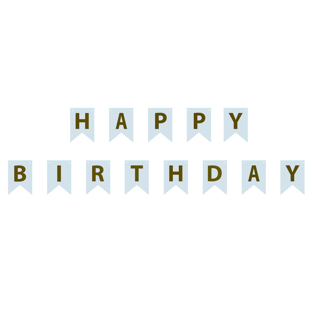 Ghirlanda cu banda adeziva, Happy birthday 0