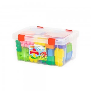 Cuburi constructii Jumbo, 74 piese/cutie, Polesie 50595 0