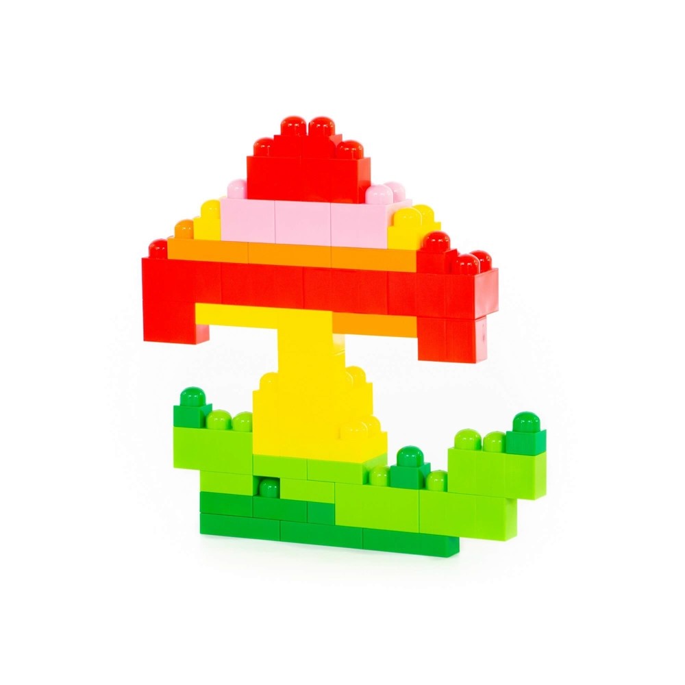 Cuburi constructii Jumbo, 74 piese/cutie, Polesie 50595 0